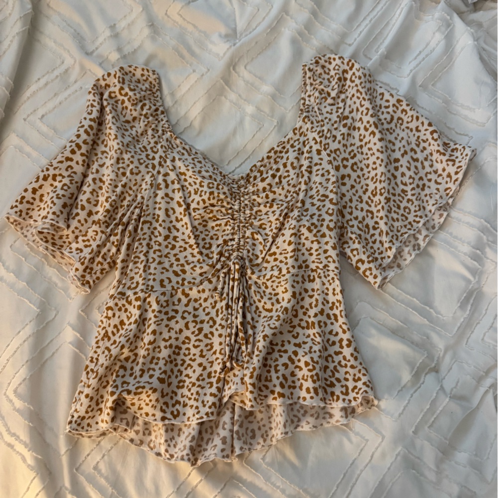 Romantics Leopard Print Top